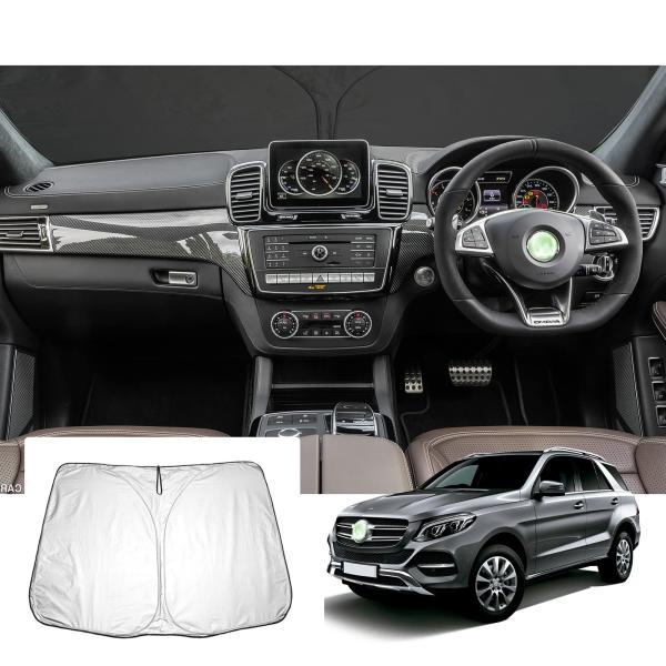 【商品概要】【対応車種】メルセデス・ベンツ・GLEクラス 初代 W166型 2015-2019【材質・構造】高密度アルミメッキ反射層・ポリウレタン耐熱断熱層・UVチタン銀コーティング断熱層・ナノ断熱遮光素材。4層構造を採用し、4つの異なる材...