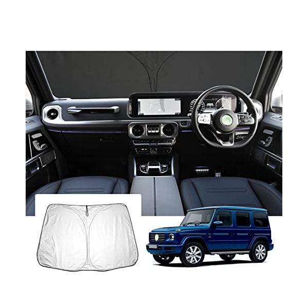 【商品概要】【対応車種】メルセデス・ベンツ・Gクラス W463（W464）型 2代目 2018+【材質・構造】高密度アルミメッキ反射層・ポリウレタン耐熱断熱層・UVチタン銀コーティング断熱層・ナノ断熱遮光素材。4層構造を採用し、4つの異なる...