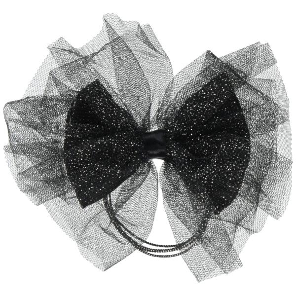 【商品概要】リボンの大きさ：タテ 11cm 横 12cm (ハンドメイドですので細かな誤差が生じることがあります。予めご了承ください。)きらきらとした思い出を作りたいと思った日に♪ちょっぴり大き目なリボンの程よい存在感がいつものコーデを大人...