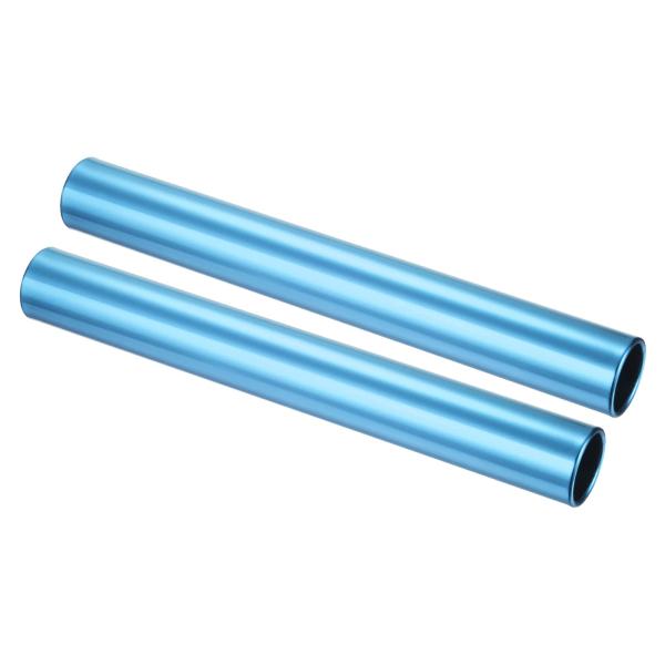 【商品概要】カラー：ブルー; 各の重量: 約64g; 外径:3.8cm; 全長：30cm利点：頑丈で耐久性のある電気メッキアルミニウム合金製で、再利用可能、耐腐食性、持ち運びが簡単です。無印の滑らかな表面により、書き込み、ペイント、彫刻、ま...