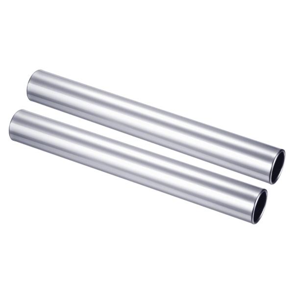 【商品概要】カラー：シルバー; 各の重量: 約64g; 外径:3.8cm; 全長：30cm利点：頑丈で耐久性のある電気メッキアルミニウム合金製で、再利用可能、耐腐食性、持ち運びが簡単です。無印の滑らかな表面により、書き込み、ペイント、彫刻、...