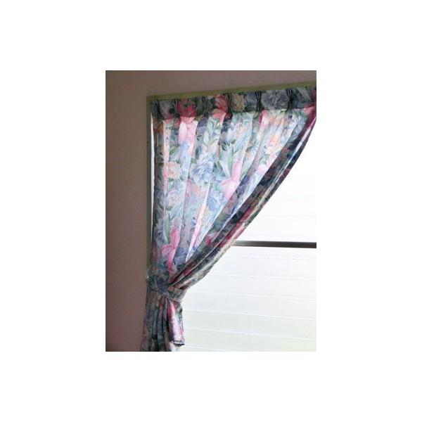 カーテン小窓 縦長窓 ドレープカーテン花柄 巾70cm 丈115ｃｍ3つ山ヒダ Buyee Buyee Japanese Proxy Service Buy From Japan Bot Online