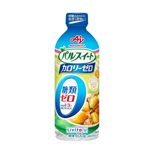 パルスイートカロリーゼロ 液体タイプ 600g 大正製薬 リビタ(Livita) 低カロリー 糖質オフ エリスリトール 甘味 カロリーコントロール 砂糖代替品 砂