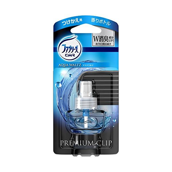 ファブリーズ 消臭芳香剤 車用 クリップ型 プレミアムクリップ アクアワルツ 付替用 7mL