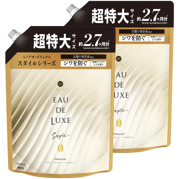 レノア オードリュクス 柔軟剤 スタイル イノセント 詰替用 1010ml×6袋 Amazon | レノア Lenor オードリュクス スタイル 柔軟剤 衣類の美容液
