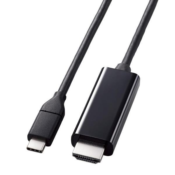 エレコム エレコム usb c - HDMI 変換ケーブル 2m やわらか 4K/60Hz マルチディスプレイ・ミラーリング対応 【iPhone/Google Pixel/Xperia/Galaxy/iP