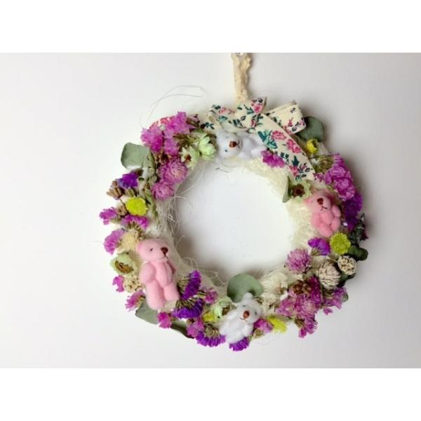 くまちゃんがついたホワイトリース ドライフラワー バラ ギフト Buyee Buyee Japanese Proxy Service Buy From Japan Bot Online