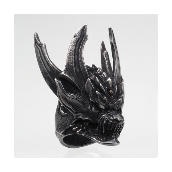 BANDAI（バンダイ） 牙狼 GARO 暗黒騎士KIBA リング シルバー925 黒