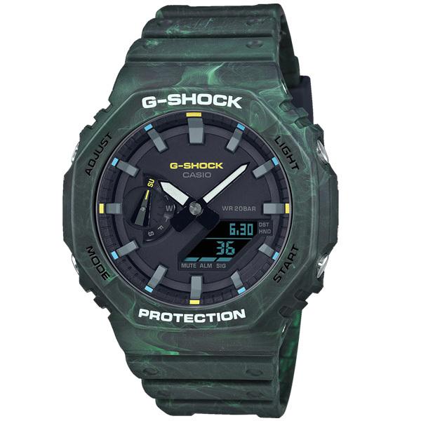 G-ショック G-SHOCK 八角形 ミステックフォレスト 迷彩 GA-2100系 