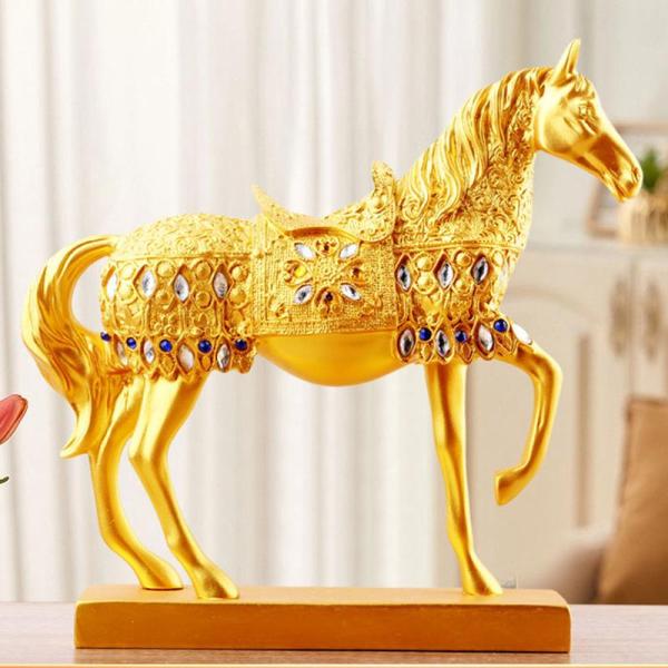 [Release date: December 9, 2025]高品質の樹脂から彫刻されており、細部まで精巧で、細かい細工が施されており、リアルな彫刻が施されており、収集価値があります。馬の置物は、上質な仕上がりで、ご家庭やオフィスの装飾に...