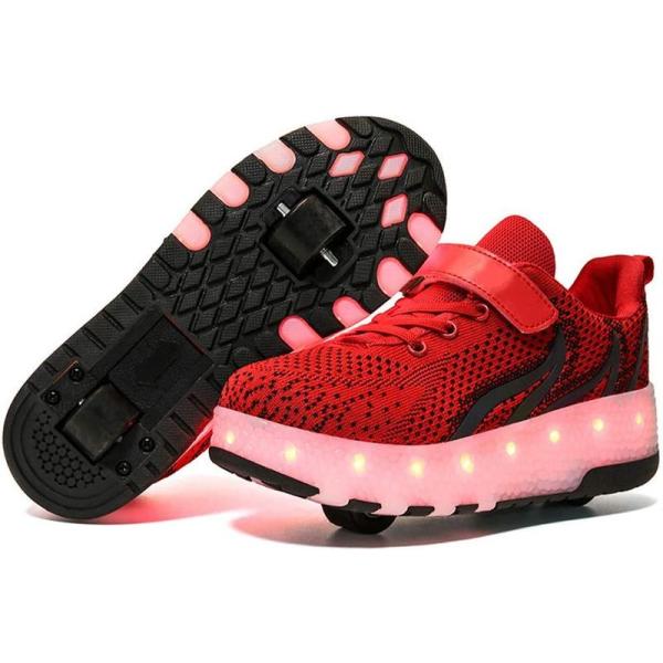 [Release date: June 22, 2024]USB充電ポートの設計7種類のカラーライト、11種類の点滅方法ソールは透明で、光が当たりやすくなっています。 TPRソールは耐摩耗性と滑り止めですスライドカバーデザイン：ホイールは分...