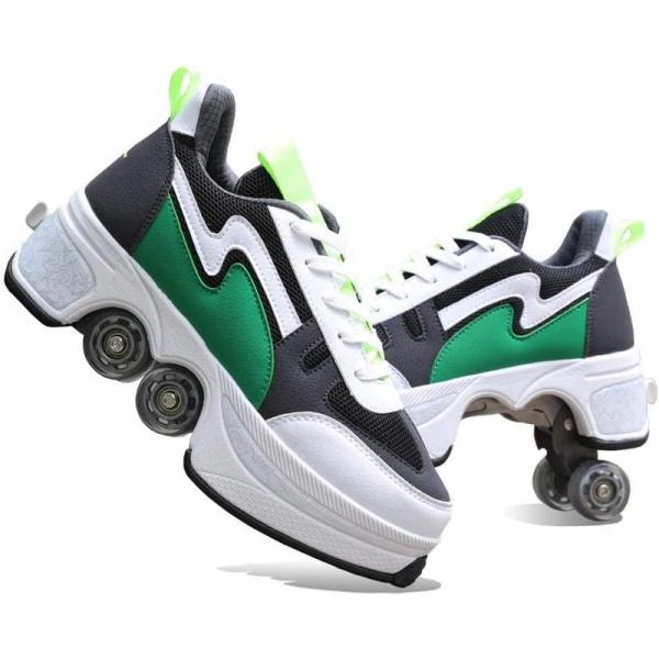 [Release date: June 22, 2024]【通気性抜群】通気性の高いネットを採用して、履き心地もよく、通気性抜群なローラースケート。より衛生的で、足臭なし。足に留まらず、足を保護できます。【高品質】靴のバランスが良いので、体...
