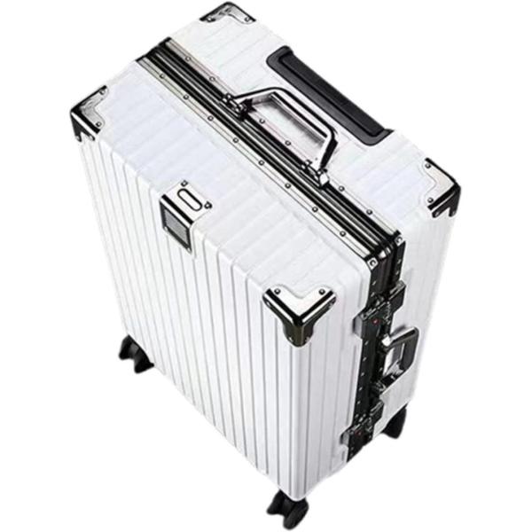 スーツケース 50L キャリーバッグ TSAロック搭載 アルミフレーム 超