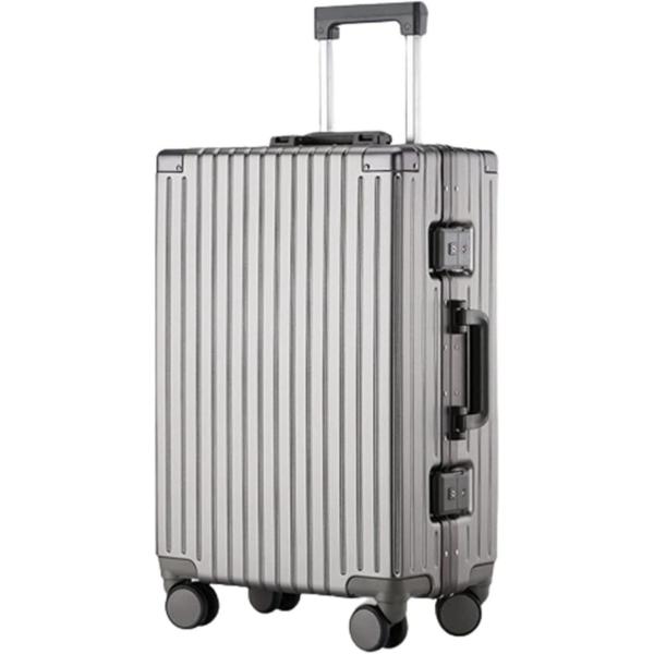 スーツケース キャリーケース 65L キャリーバッグ TSAロック搭載 アルミフレーム 超軽量 大型 耐衝撃 静音 ダブルキャスター 旅行