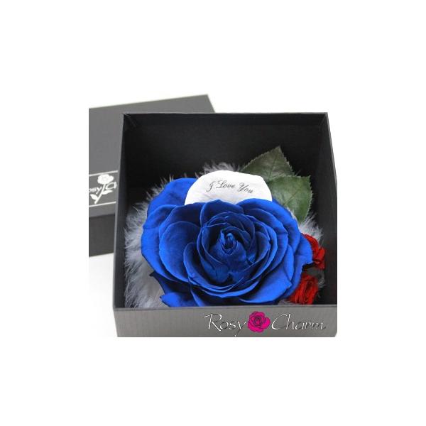 Boxローズ 青いバラ ホワイトペタル メッセージフラワー ギフト 誕生日プレゼント 記念日 プロポーズ プリザーブドフラワー Buyee 日本代购平台 产品购物网站大全 Buyee一站式代购 Bot Online