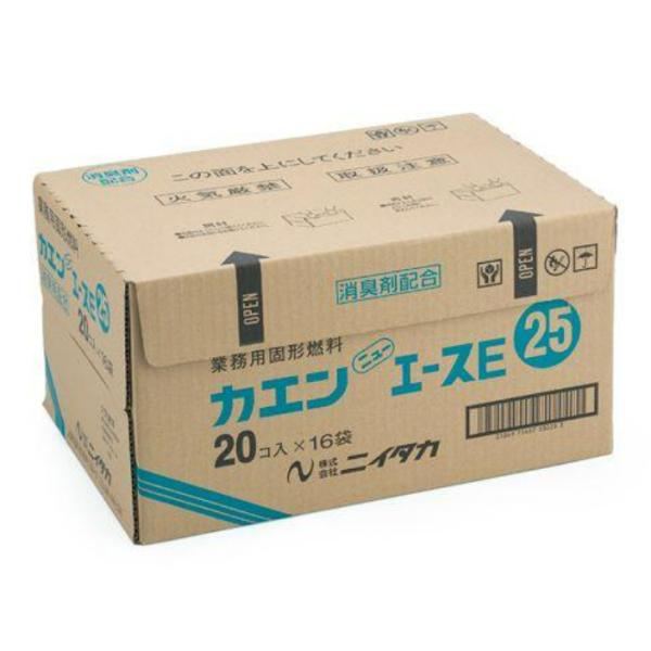 メーカー指定配送業者による直送　【業者様限定】必ず【社名・店名・屋号】をご記入ください。【自宅 一人鍋 鍋料理 キャンプ 旅館 アウトドア ソロキャン 】ニイタカ製　主成分:メタノールで安定した火力です。カエンニューエース25g※シュリンク...