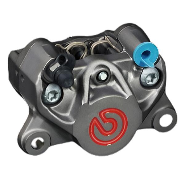 brembo 20.B852.73 ブレンボ 2ポット ラージピストンキャリパー チタン レッドロゴ (新カニ) バイク ブレーキキャリパー  (20-B852-73)