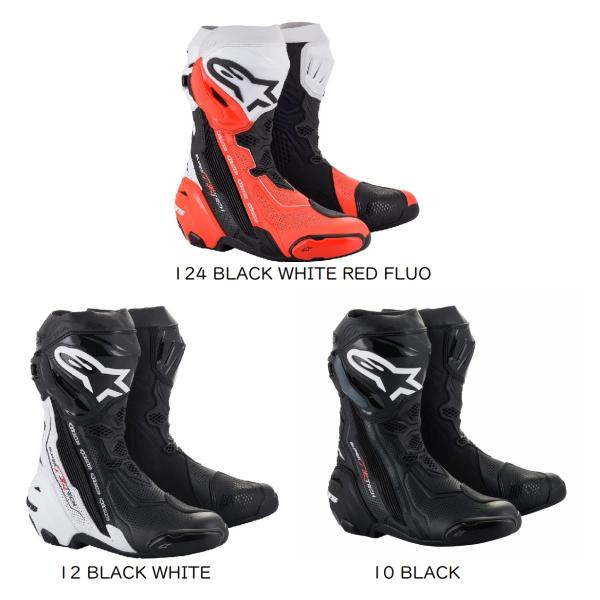 スーパーテック R Supertech R Vented Boots - Black RACING/SPORT Boots