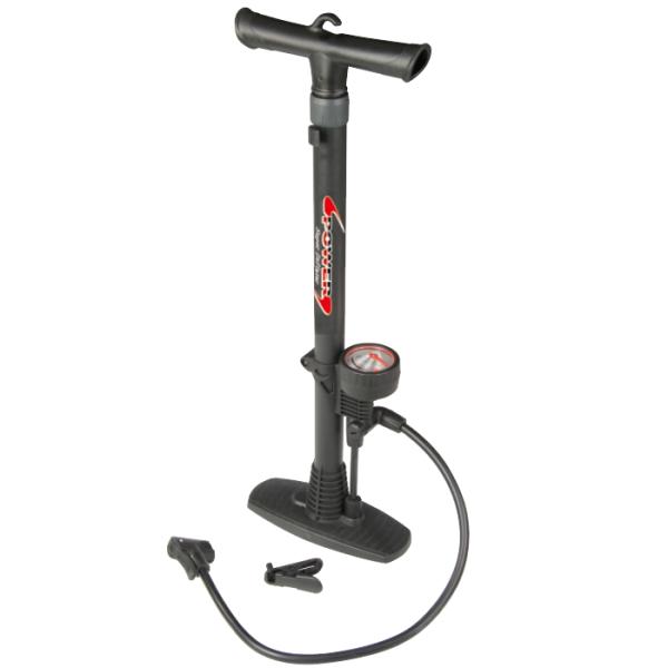POWER PR138 パワーフロアポンプ ライト バイク タイヤの空気入れ パワー ROUGH＆ROAD ラフ＆ロード