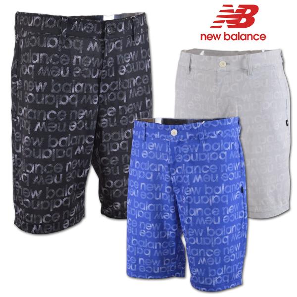ニューバランス ショートパンツ ゴルフウェア メンズ 春夏用 黒 青 グレー M L LL 012-6132003
