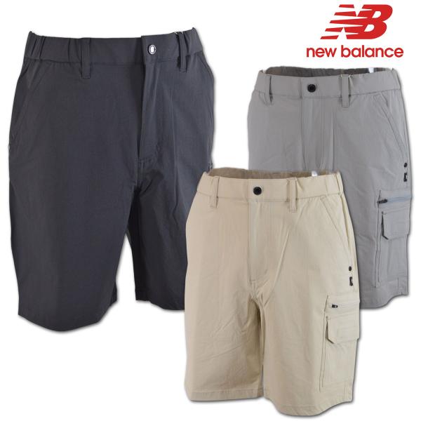 ニューバランス ショートパンツ ゴルフウェア メンズ 春夏用 黒 ベージュ グレー M L LL 012-6138001