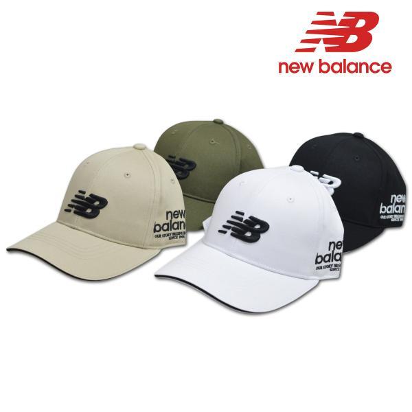 ニューバランス キャップ帽子 ゴルフ ゴルフウェア メンズ new balance メンズ 白 黒 カーキ ベージュ 012-6987001