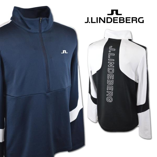 J.LINDEBERG（ジェイリンドバーグ） J.リンドバーグ 長袖ハーフジップ