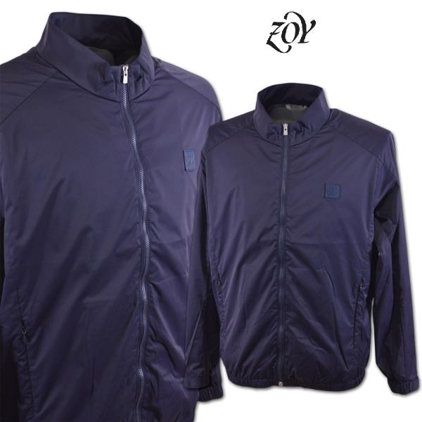ZOY  ブルゾン ゴルフ ゴルフウェア ゾーイ メンズ 春夏用 紺 M L 071462100-86