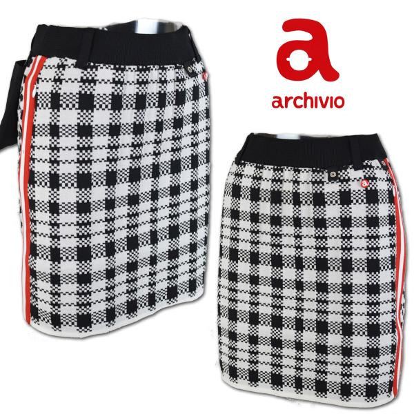 アルチビオ　スカート archivio アルチビオ スカート レディース 秋冬用 白 黒 S M
