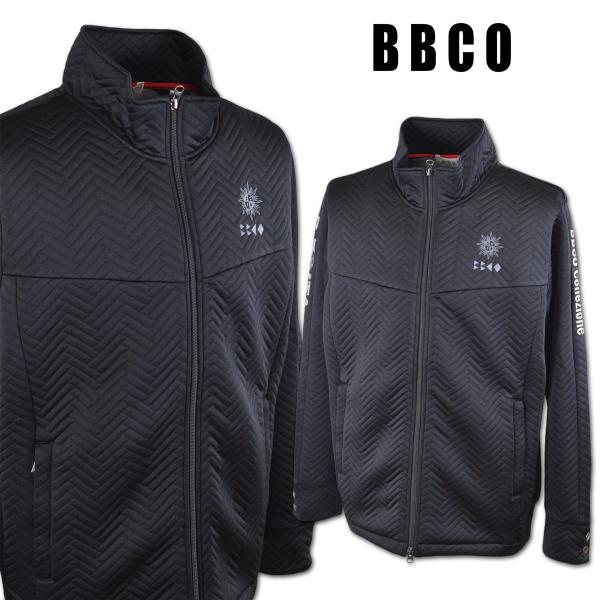 ビビコ BBCO ブルゾン メンズ セットアップ ジャージ スウェット トラックジャケット 秋冬用 黒 M L LL 45-3120-01-05