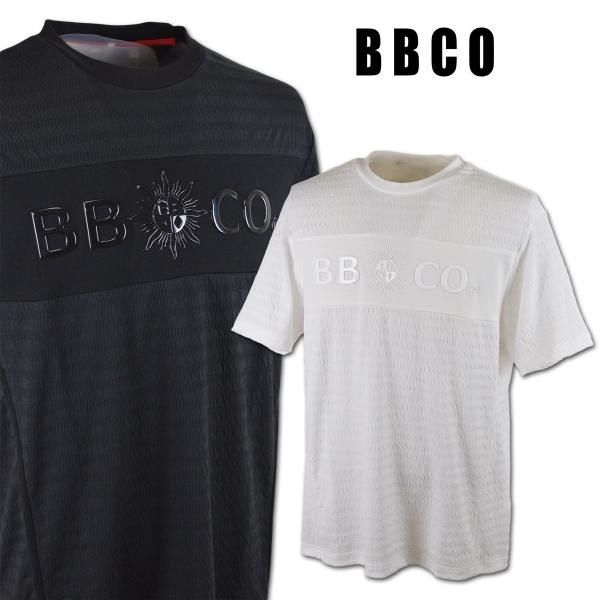 BBCO ビビコ 半袖Tシャツ メンズ 春夏用 黒 白 L LL 3L 51-2508-01