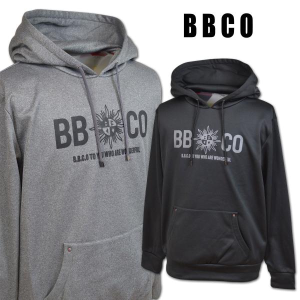 BBCO ビビコ パーカー メンズ 秋冬用 黒 グレー M L 57-6552-01