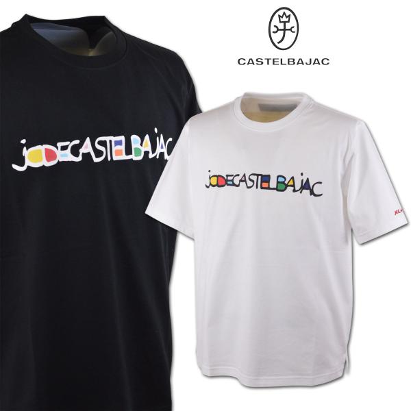 カステルバジャック 半袖Tシャツ メンズ 春夏用 白 黒 M L LL 7215172175