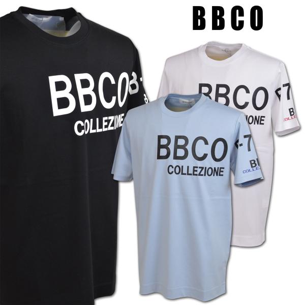 BBCO ビビコ 半袖Tシャツ メンズ 春夏用 黒 白 青 ブルー M L LL a1-2515-01
