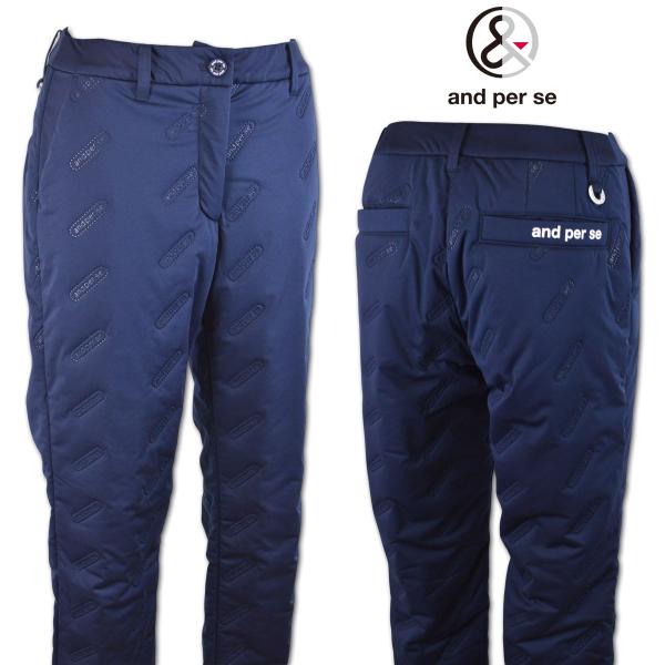 and per se（アンパスィ） 防寒パンツ ゴルフ ゴルフウェア レディース