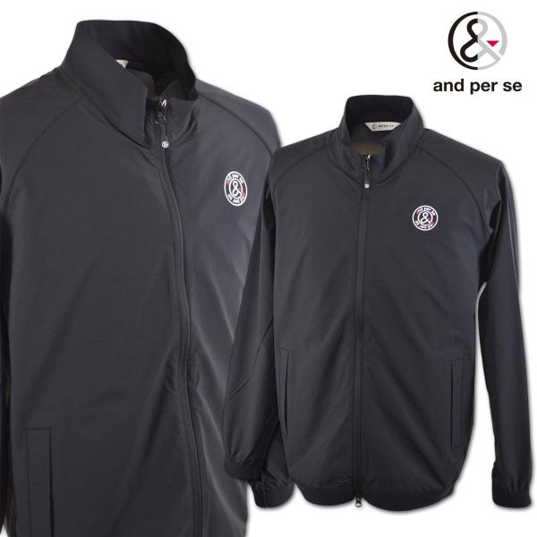 アンパスィ ブルゾン ゴルフウェア メンズ アンパシー 秋冬用 黒 M L LL ams1106g1