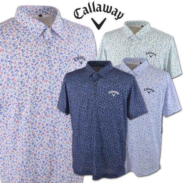 キャロウェイ 半袖ポロシャツ ゴルフ ゴルフウェア メンズ 春夏用 グリーン 白 紺 赤 青 M L LL c26134112