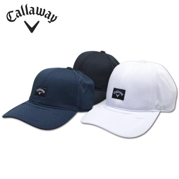 キャロウェイ キャップ帽子 ゴルフ ゴルフウェア メッシュキャップ メンズ 黒 白 紺 c26191108