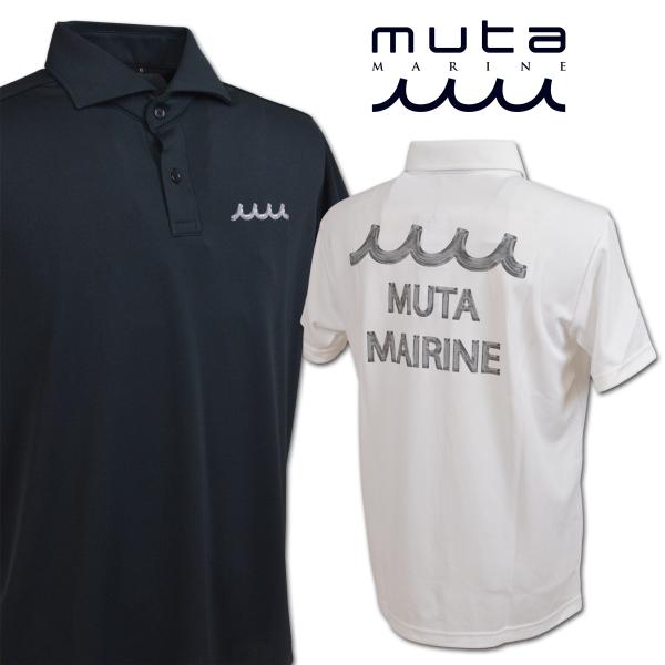 【美品】　ムータ　ゴルフウエア　サイズ6 半袖ポロシャツ muta（ムータ） 半袖ポロシャツ ゴルフウェア メンズ マリン ゴルフ