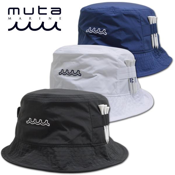 完売1回着のみ美品♡ムータマリンゴルフ muta バケットハット ネイビー muta ハット帽子 バケットハット メンズ ムータ マリン ゴルフ