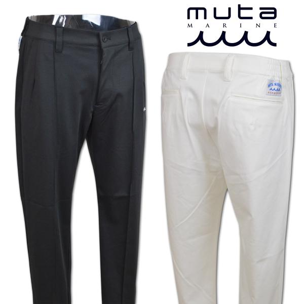 muta パンツ ゴルフ ゴルフウェア メンズ ムータ マリン marine ACANTHUS アカンサス 春夏用 白 黒 M L LL mmacma2631