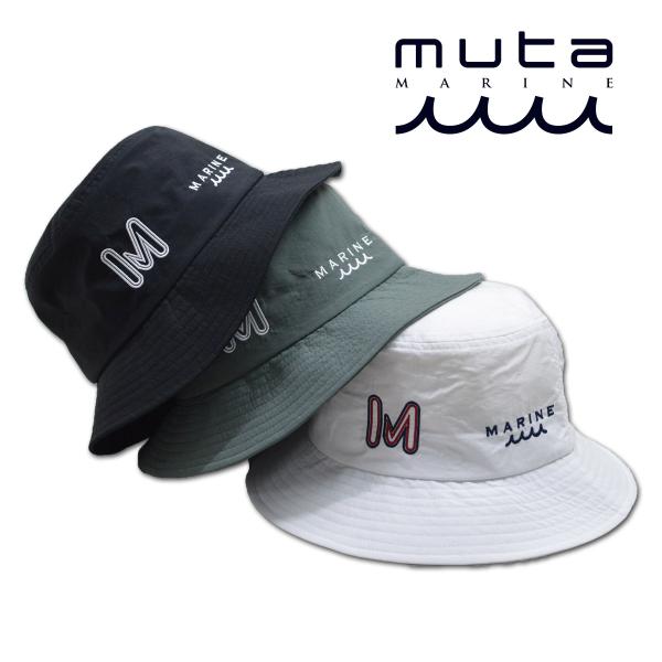 muta ハット帽子 メンズ 黒 白 グレー mmav624025