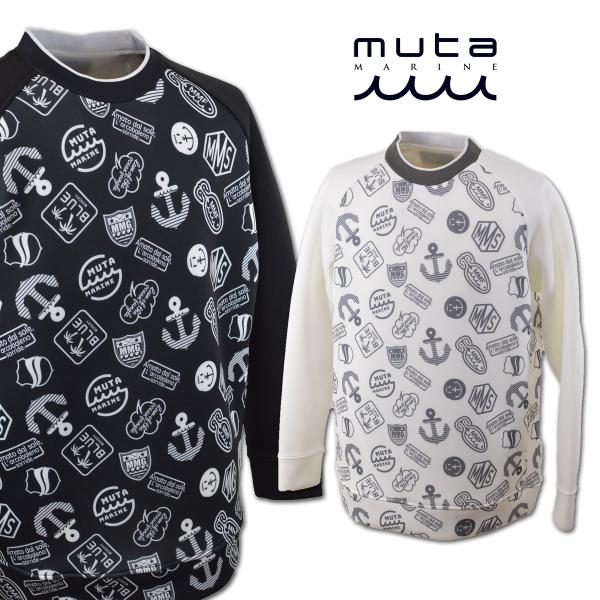 muta（ムータ） 長袖プルオーバー メンズ マリン ゴルフ ゴルフウェア