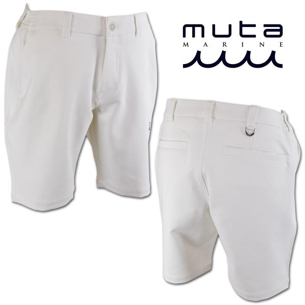 新品未使用　ムータマリン　ゴルフ　オシャレ　ロングパンツ　ホワイト　白　7 XL muta MARINE GOLF（ムータマリンゴルフ） muta パンツ メンズ ムータ