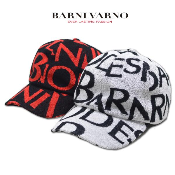 BARNI VARNO（バーニヴァーノ） キャップ帽子 メンズ 黒 赤 白 nca5093