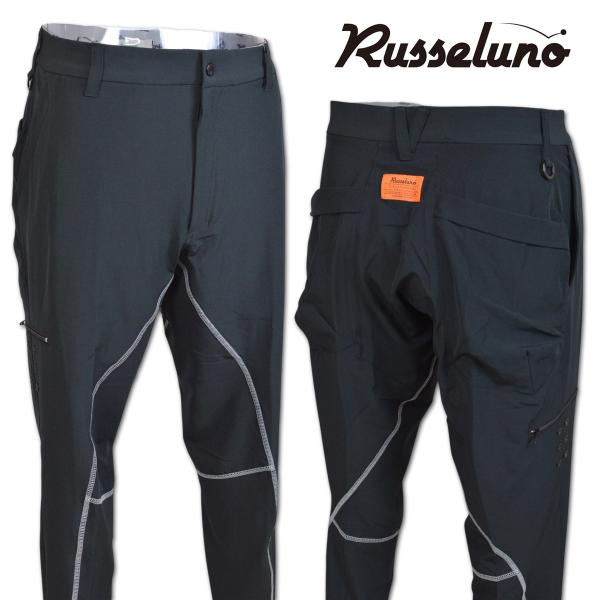 ラッセルノ パンツ ゴルフ ゴルフウェア Russeluno STITCH SLIM LONG