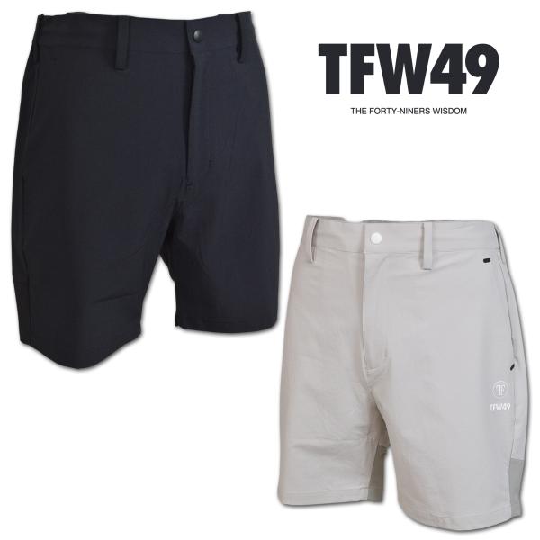 TFW49 ショートパンツ ゴルフウェア COMBINATION SHORTS メンズ 春夏用 ベージュ 黒 グレー M L LL t072610014