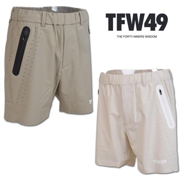 TFW49 ショートパンツ ゴルフ ゴルフウェア LUXURY Tech Shorts メンズ 春夏用 ベージュ アイボリー M L t072610019
