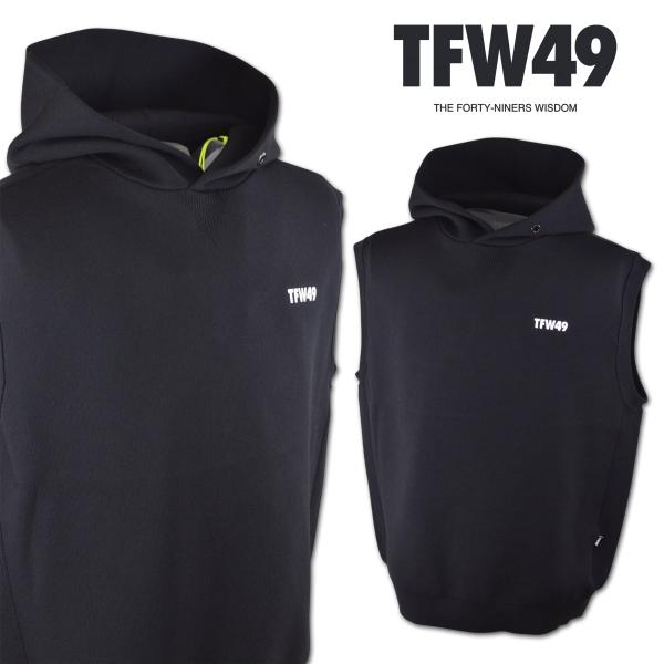TFW49 ベスト フーディーベスト パーカーベスト KNIT HOODIE VEST ゴルフ ゴルフウェア メンズ グレー M L LL t092610001