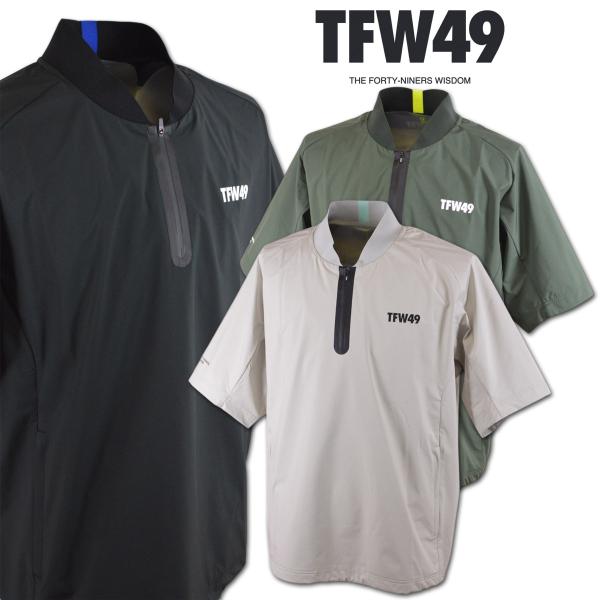メンズウェア FTW49 S/S PULL BLOUSON TFW49 半袖プルオーバー ゴルフ ゴルフウェア メンズ S/S PULL BLOUSON